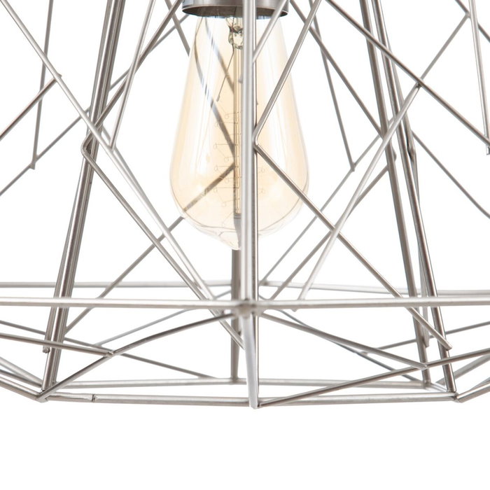 BigBuy Home Suspension Métal Argent 34 x 34 x 38 cm