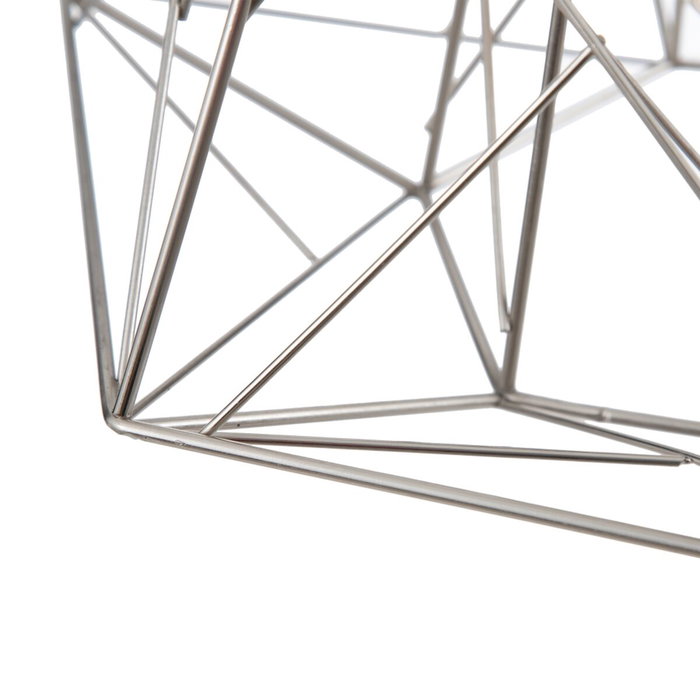 BigBuy Home Suspension Métal Argent 34 x 34 x 38 cm