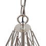 Suspension Métal Argent 35 x 35 x 45 cm