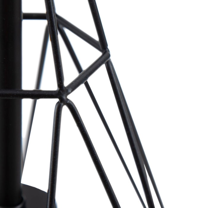 BigBuy Home Suspension Noir Métal 26 x 26 x 46 cm