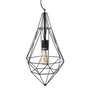 BigBuy Home Suspension Noir Métal 26 x 26 x 46 cm