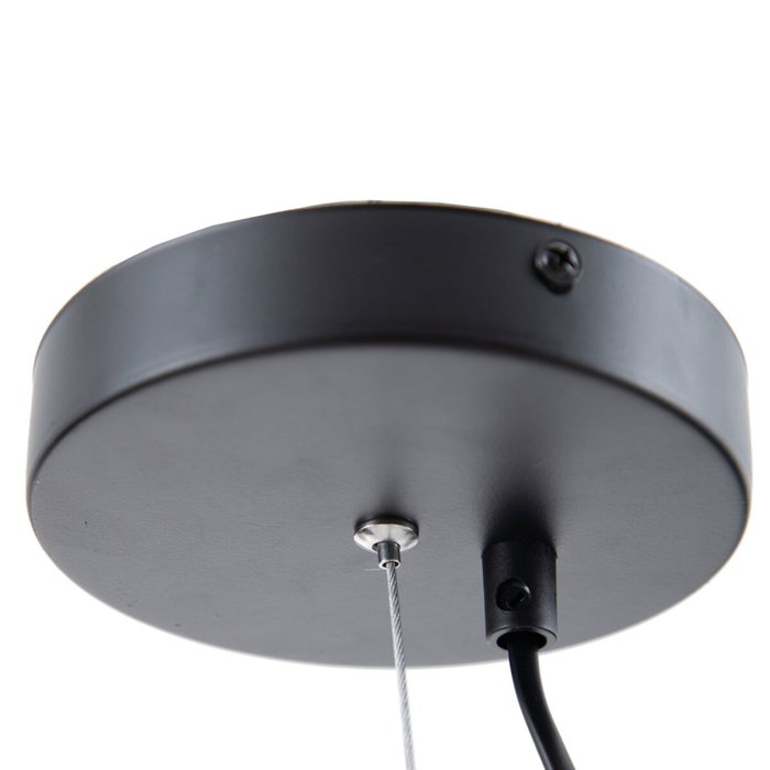 BigBuy Home Suspension Noir Métal 26 x 26 x 46 cm