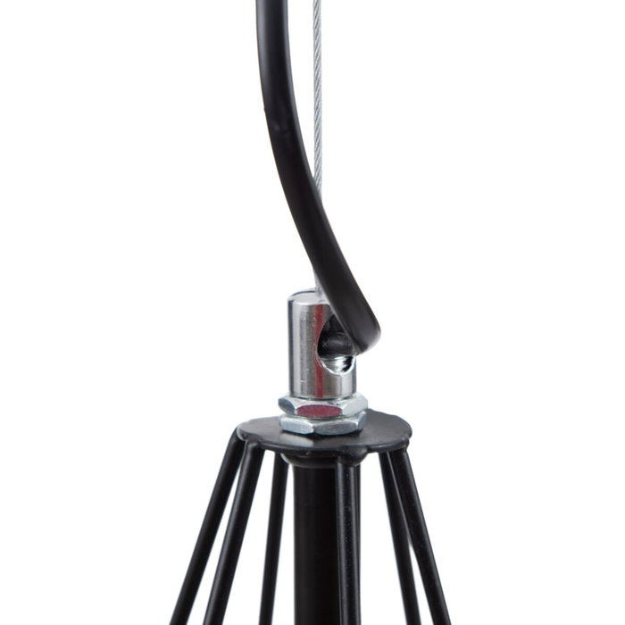 BigBuy Home Suspension Noir Métal 26 x 26 x 46 cm