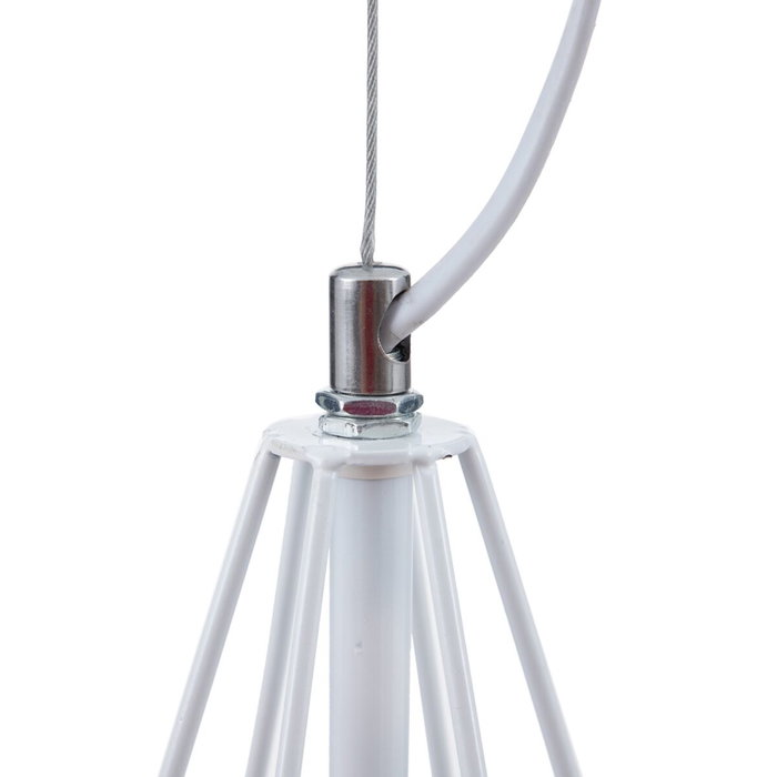 BigBuy Home Suspension Métal 26 x 26 x 46 cm Blanc BigBuy Home Suspension Métal 26 x 26 x 46 cm Blanc