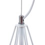 BigBuy Home Suspension Métal 26 x 26 x 46 cm Blanc