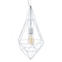 BigBuy Home Suspension Métal 26 x 26 x 46 cm Blanc