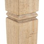 BigBuy Home Table de Nuit Naturel bois mindi 50 x 32 x 72 cm