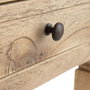 BigBuy Home Table de Nuit Naturel bois mindi 50 x 32 x 72 cm