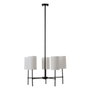 BigBuy Home Suspension 64 x 64 x 38 cm Noir et Blanc