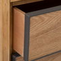 BigBuy Home Buffet SPIKE Noir et Naturel
