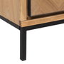 BigBuy Home Meuble d'Entrée SPIKE avec Tiroirs Naturel Métal Bois