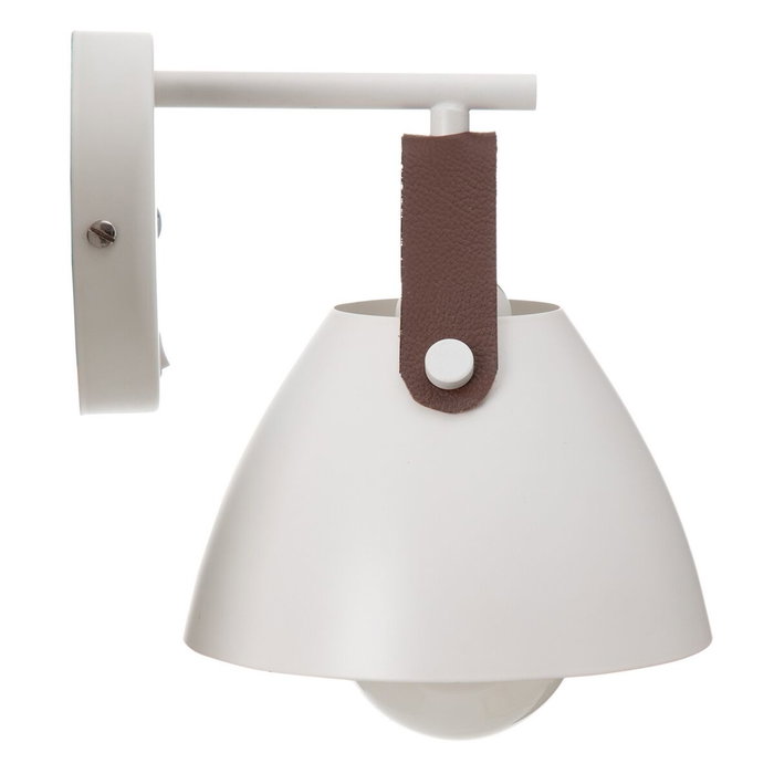 BigBuy Home Applique Murale en Métal Blanc 17 x 25 x 20 cm BigBuy Home Applique Murale en Métal Blanc 17 x 25 x 20 cm