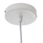 BigBuy Home Suspension Métal Blanc Ø 13 cm 36 x 36 x 38 cm