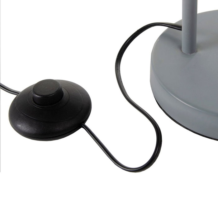 BigBuy Home Lampadaire Gris Métal 15,5 x 15,5 x 143 cm BigBuy Home Lampadaire Gris Métal 15,5 x 15,5 x 143 cm