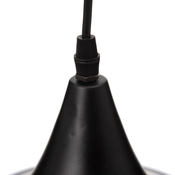 BigBuy Home Suspension Noir Doré Métal 36 x 36 x 130 cm
