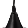 BigBuy Home Suspension Noir Doré Métal 36 x 36 x 130 cm