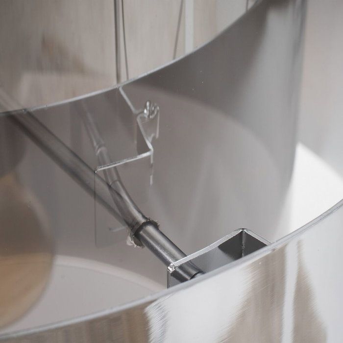 BigBuy Home Suspension Verre Métal Argent 28 x 28 x 120 cm BigBuy Home Suspension Verre Métal Argent 28 x 28 x 120 cm