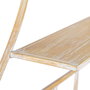 Étagère 39,5 x 10,5 x 70 cm Naturel Métal Blanc