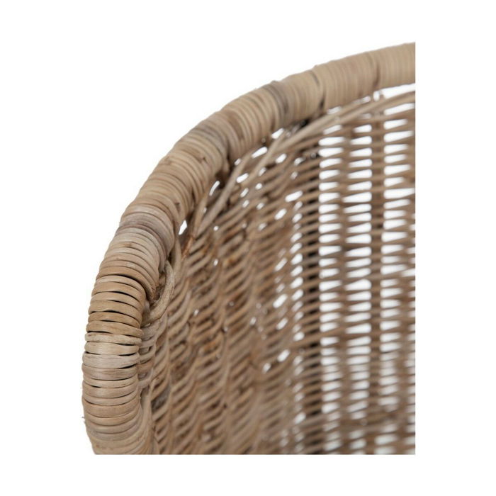 Chaise de Salle à Manger 50 x 54 x 77 cm Naturel Noir