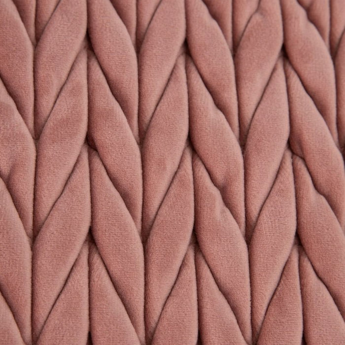 BigBuy Home Banquette Rose en Tissu Synthétique et Métal