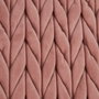 BigBuy Home Banquette Rose en Tissu Synthétique et Métal
