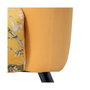 BigBuy Garden Canapé de jardin 140 x 71 x 71 cm Velours Jaune