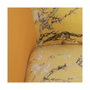 BigBuy Garden Canapé de jardin 140 x 71 x 71 cm Velours Jaune