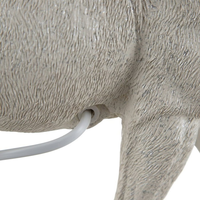 BigBuy Home Lampe de bureau design animalier Blanc