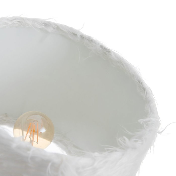 BigBuy Home Lampe de bureau design animalier Blanc