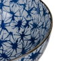 BigBuy Home Saladier en Porcelaine Bleu et Blanc 20 x 20 x 9,5 cm