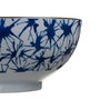 BigBuy Home Saladier en Porcelaine Bleu et Blanc 20 x 20 x 9,5 cm