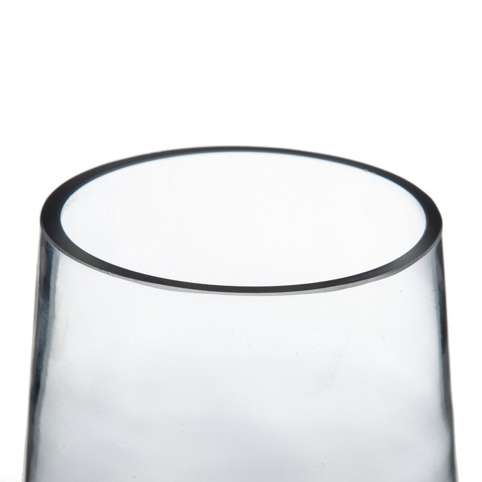 BigBuy Home Bougeoir Vert en Verre 16,5 x 16,5 x 28,5 cm