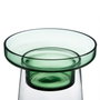 BigBuy Home Bougeoir Vert en Verre