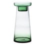 BigBuy Home Bougeoir Vert en Verre