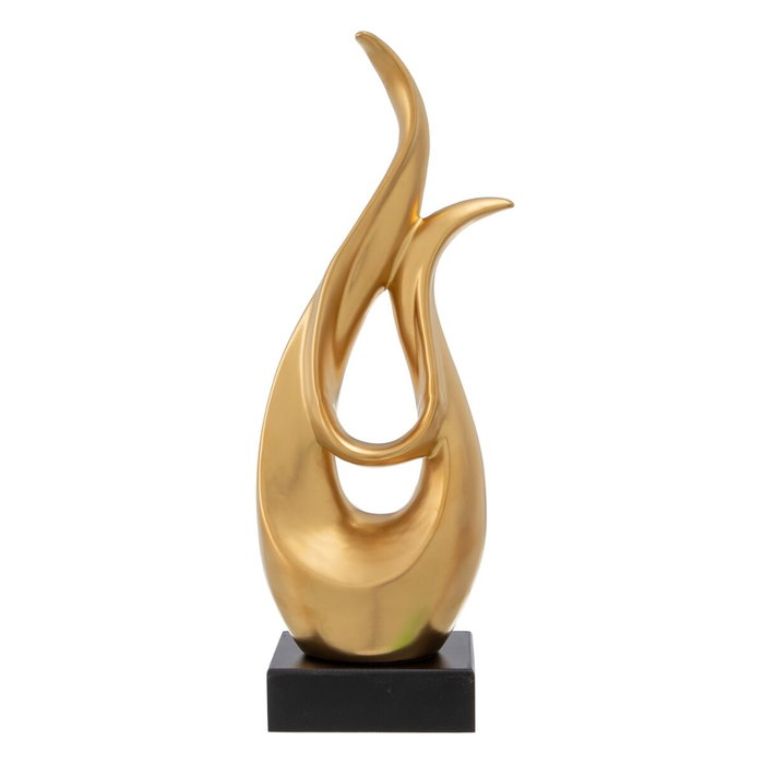 BigBuy Home Figurine Décorative Dorée