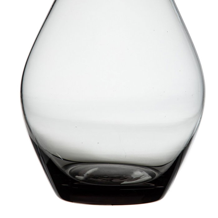 BigBuy Home Vase Gris verre 12 x 12 x 33 cm BigBuy Home Vase Gris verre 12 x 12 x 33 cm
