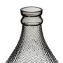 BigBuy Home Vase Gris verre 11,7 x 11,7 x 30 cm