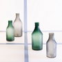 BigBuy Home Vase Gris verre 11,7 x 11,7 x 30 cm