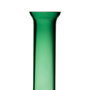 BigBuy Home Vase Vert en verre 12 x 12 x 33 cm
