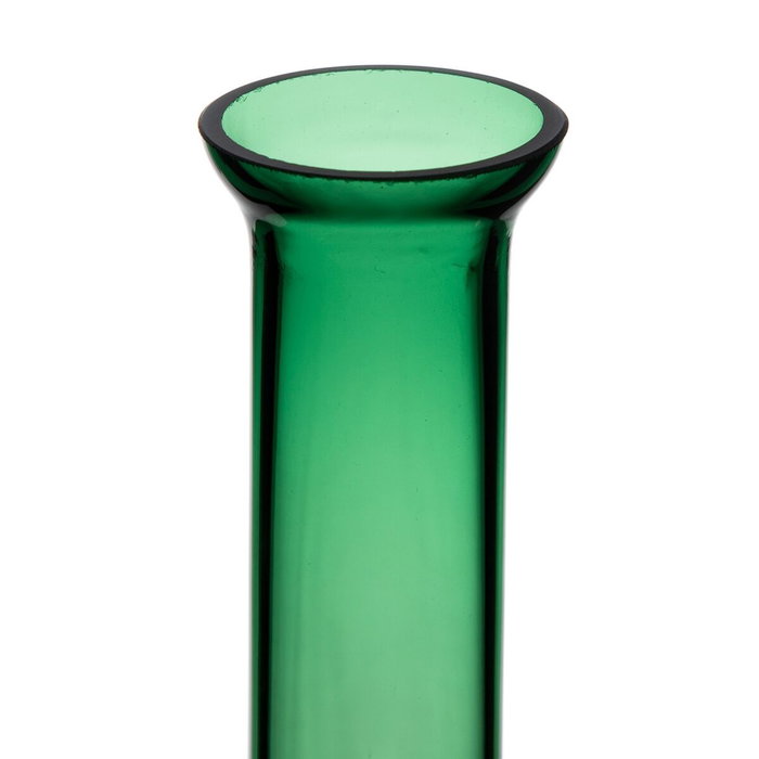 BigBuy Home Vase Vert en verre 12 x 12 x 33 cm BigBuy Home Vase Vert en verre 12 x 12 x 33 cm