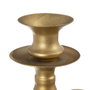 BigBuy Home Pot à Bougie Doré Métal