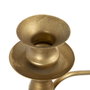 BigBuy Home Pot à Bougie Doré Métal