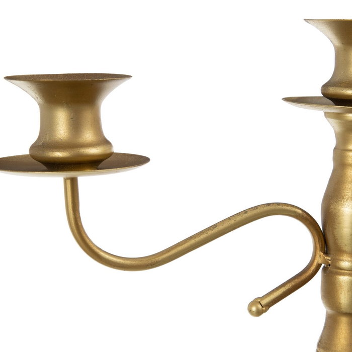 BigBuy Home Pot à Bougie Doré Métal BigBuy Home Pot à Bougie Doré Métal
