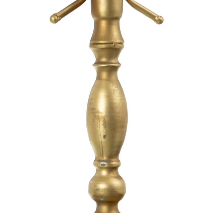 BigBuy Home Pot à Bougie Doré Métal BigBuy Home Pot à Bougie Doré Métal