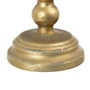 BigBuy Home Pot à Bougie Doré Métal