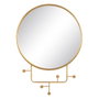 BigBuy Home Miroir mural Doré 76 x 6 x 104 cm