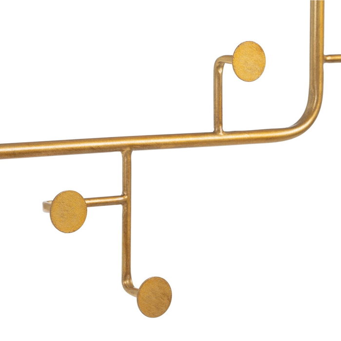 BigBuy Home Miroir mural Doré 76 x 6 x 104 cm BigBuy Home Miroir mural Doré 76 x 6 x 104 cm