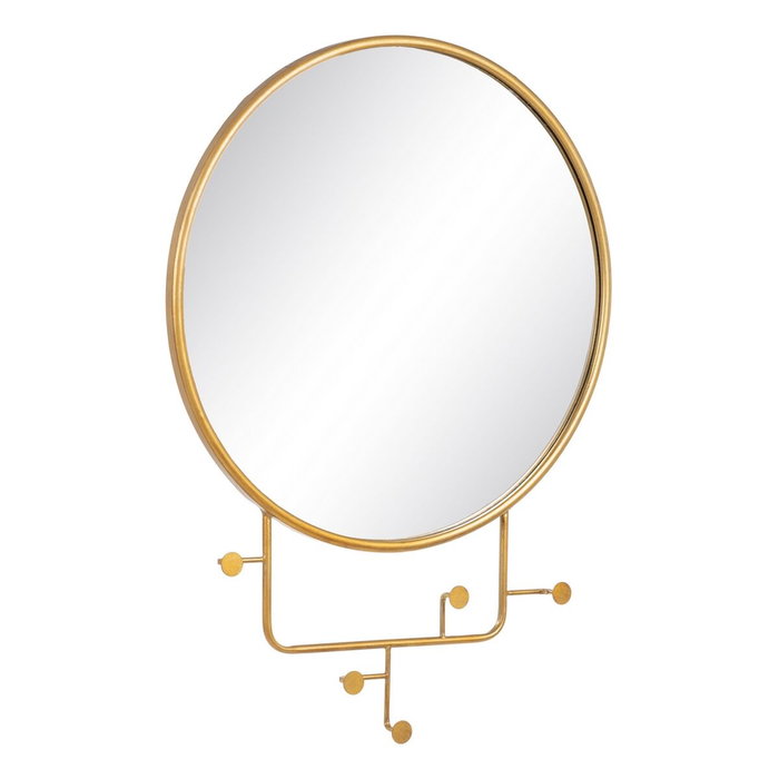 BigBuy Home Miroir mural Doré 76 x 6 x 104 cm BigBuy Home Miroir mural Doré 76 x 6 x 104 cm