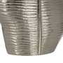 BigBuy Home Vase Métal Argent 17 x 9 x 44 cm