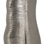 BigBuy Home Vase Métal Argent 17 x 9 x 44 cm